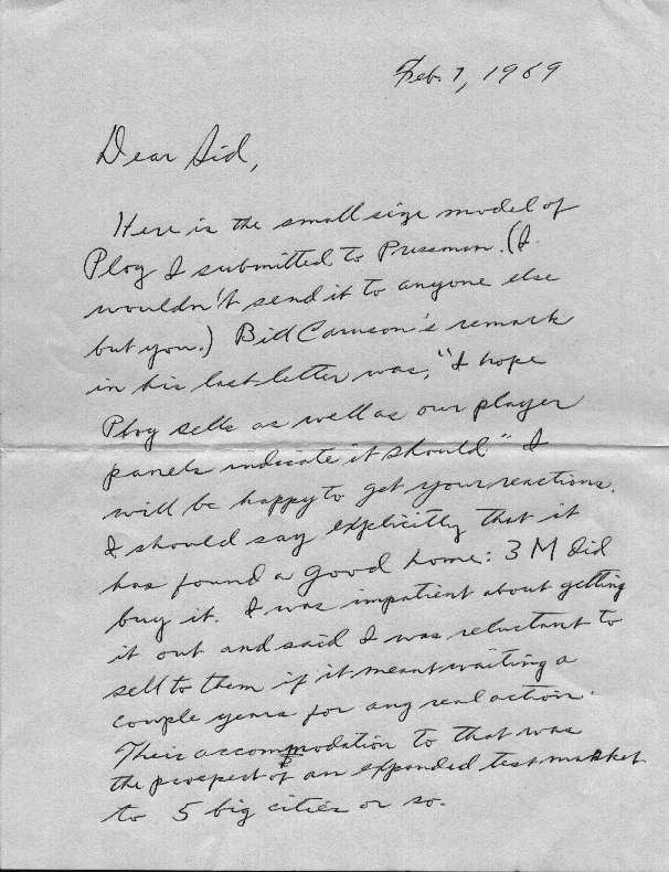 letter, page 1
