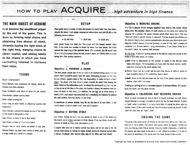 Acquire prerelease rules